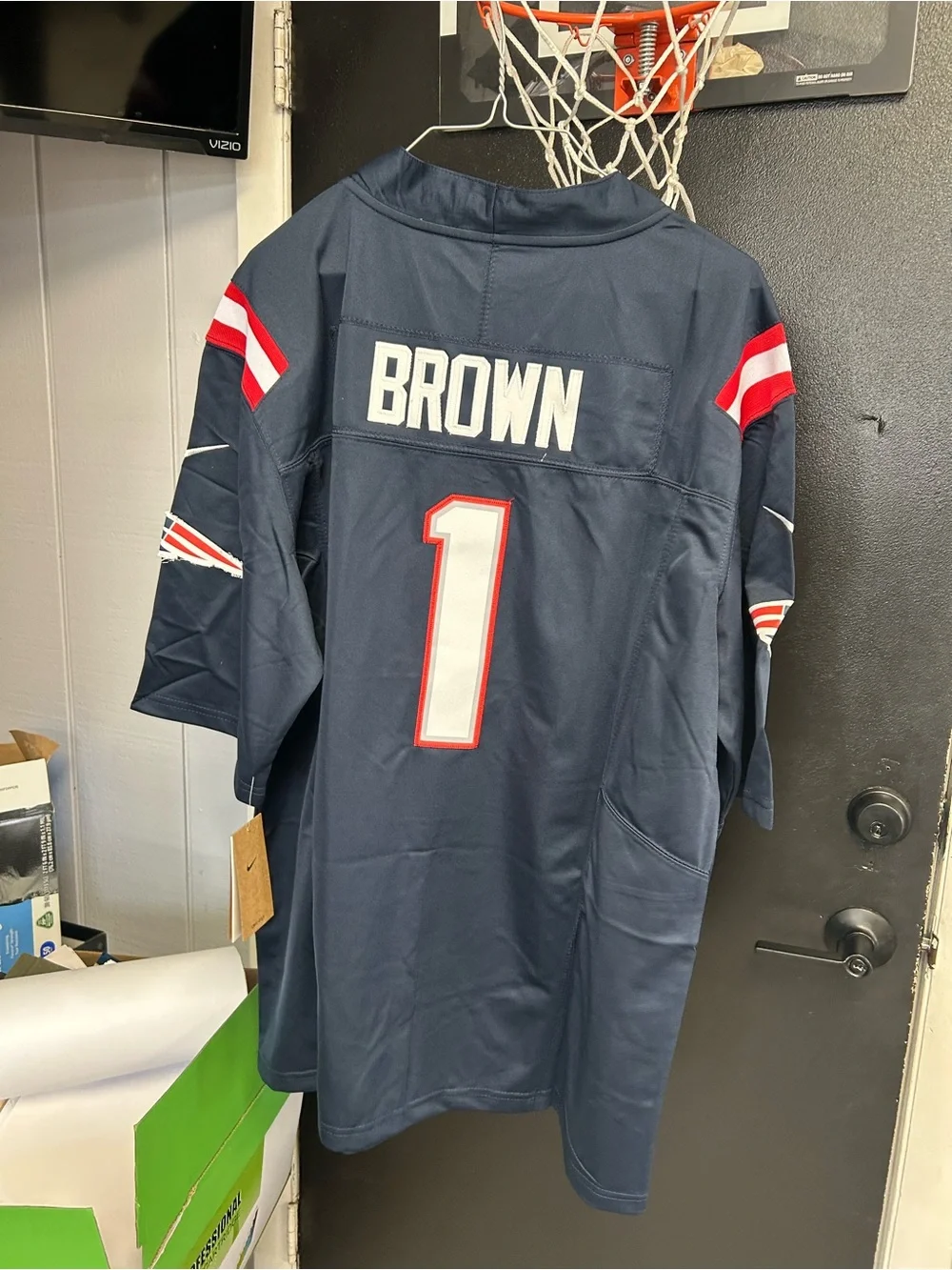 Nike NFL New England Patriots AJ Brown #1 jersey
